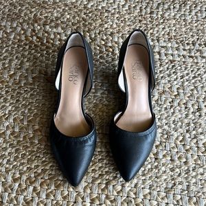 Franco Sarto wedges. Size 7. Black. Worn once.